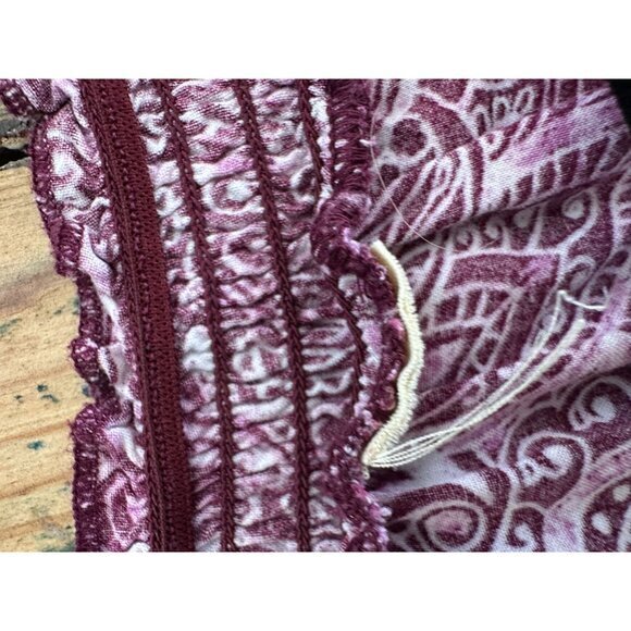 Womens Pink Blouse Small Short sleeve round neck pullover floral‎ - Picture 2 of 5